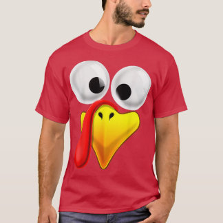 Erntedank Türkei Gesichtsausdruck Familienkostüm T-Shirt