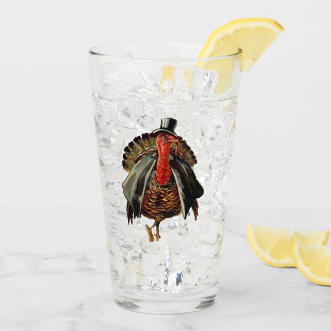 Erntedank-TÜRKEI-GLAS Glas (Rückseite Ice)