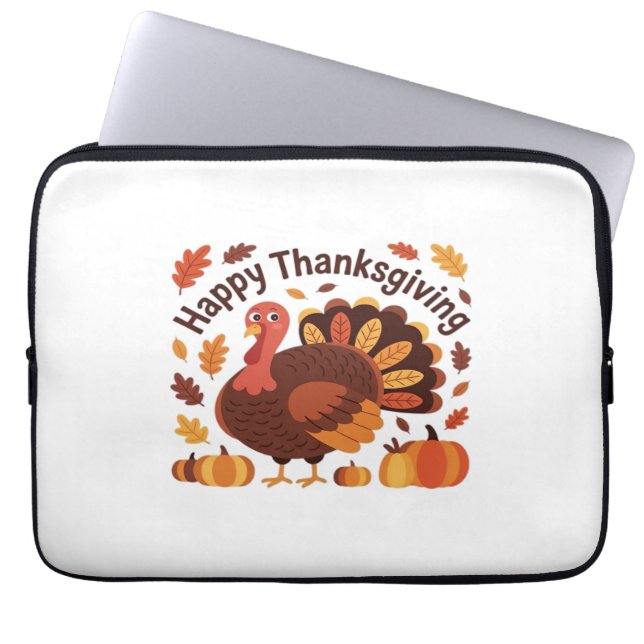 Erntedank Türkei - Herbstwochenklassische Overs Laptopschutzhülle (Vorderseite)