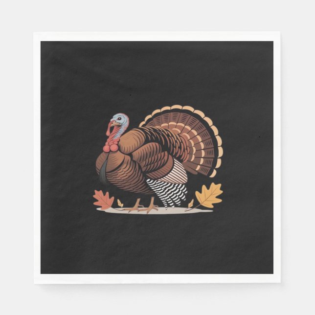 Erntedank Türkei - Klasse Herbst Urlaub Klassik Serviette (Vorderseite)