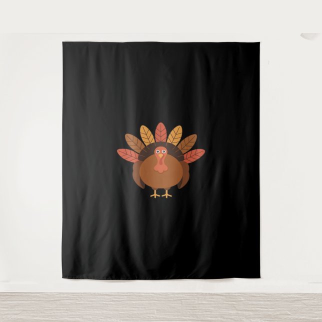 Erntedank Türkei - Klasse Herbst Urlaub Klassik Wandteppich (Vorderseite)