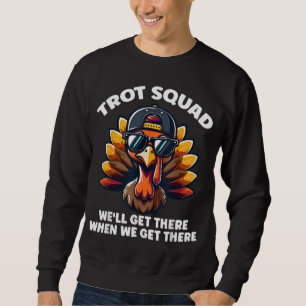 Erntedank Türkei Laufende Outfit Gear Kostüm Tu Sweatshirt