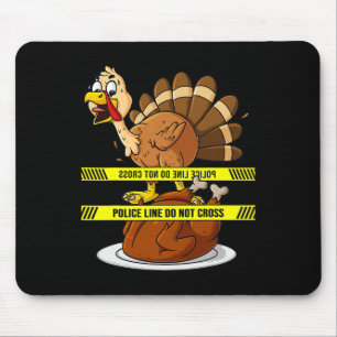 Erntedank Türkei Linie nicht überqueren Spaß Food Mousepad