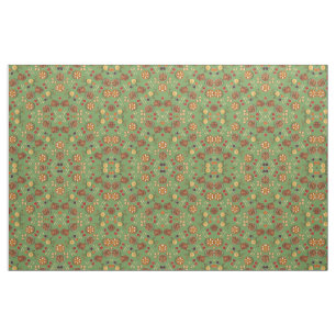 Erntedank Türkei Pie Pumpkin Green Orange Chic Stoff