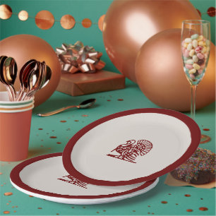 Erntedank Türkei ~ Plättchen Pappteller