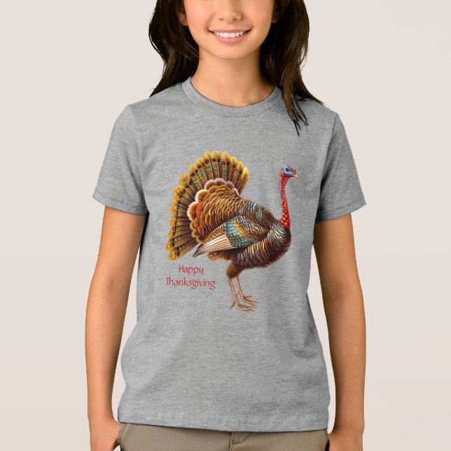 Erntedank Türkei T - Shirt (Vorderseite)