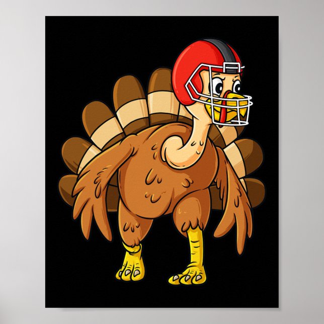 Erntedank Türkei Verteidigungsball Boys Ki Poster (Vorne)