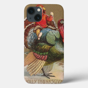 Erntedank Türkei Vintage Grüße Case-Mate iPhone Hülle