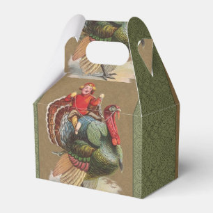 Erntedank Türkei Vintage Grüße Geschenkschachtel