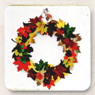 Erntedank Türkei Wreath Untersetzer