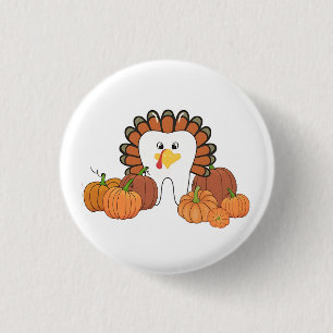 Erntedank Türkei Zahnzahnzähne Button