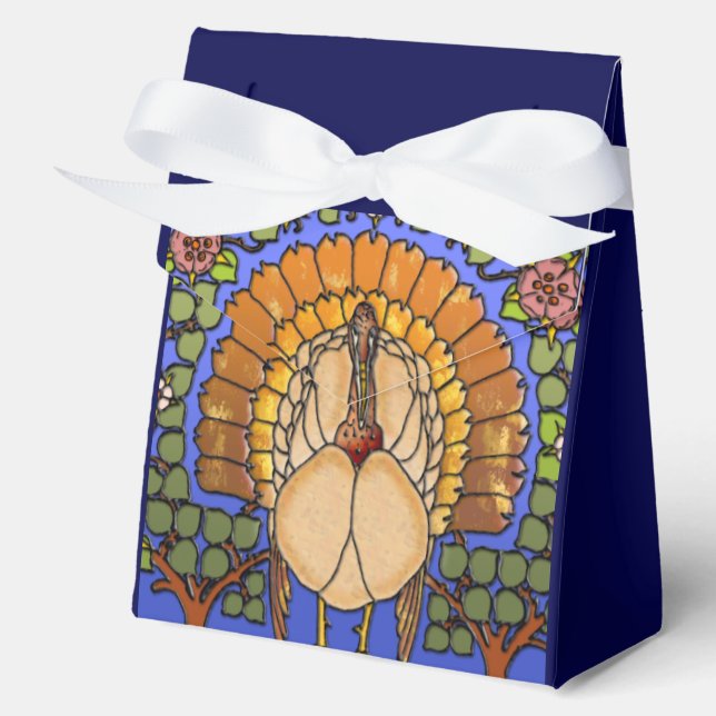 Erntedank Türkei Zent Geschenkschachtel (Vorderseite)
