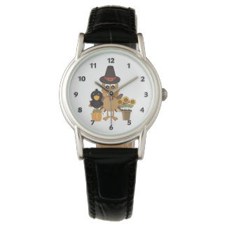 Erntedank Turkey Friends Armbanduhr