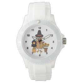 Erntedank Turkey Friends Armbanduhr