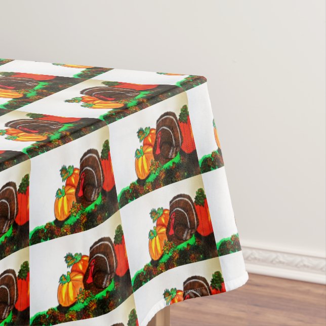 ERNTEDANK TÜRKEY GOBBLER Tischtuch Tischdecke (Beispiel)