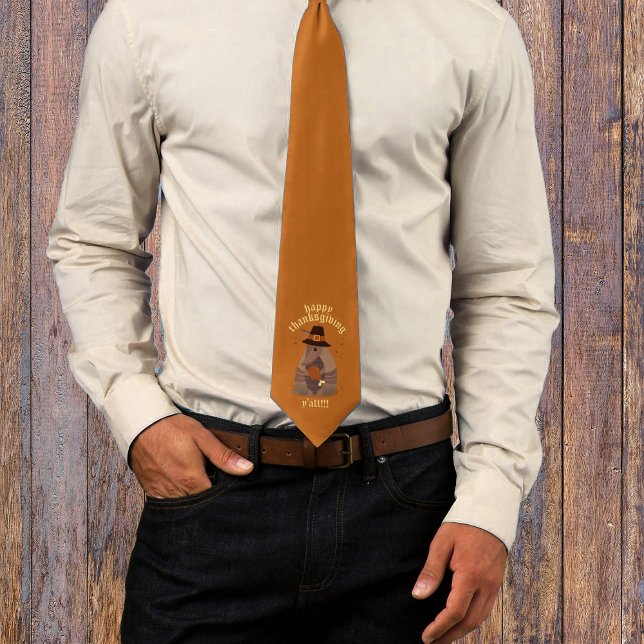 Erntedank Turkey Leg Armadillo Texas Krawatte (Von Creator hochgeladen)