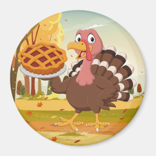 Erntedank Turkey Magnet
