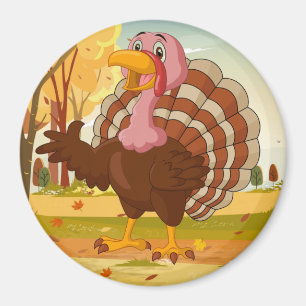Erntedank Turkey Magnet