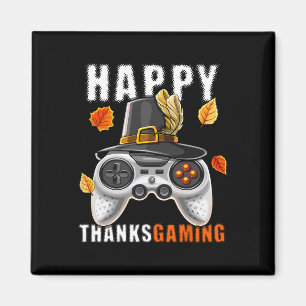 Erntedank Video Game Controller Pilgrim Costume Magnet