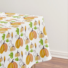 Erntedank Watercolor Pumpkins Tischdecke