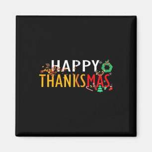 Erntedank Weihnachten Glückwunsch Thanksmas Magnet