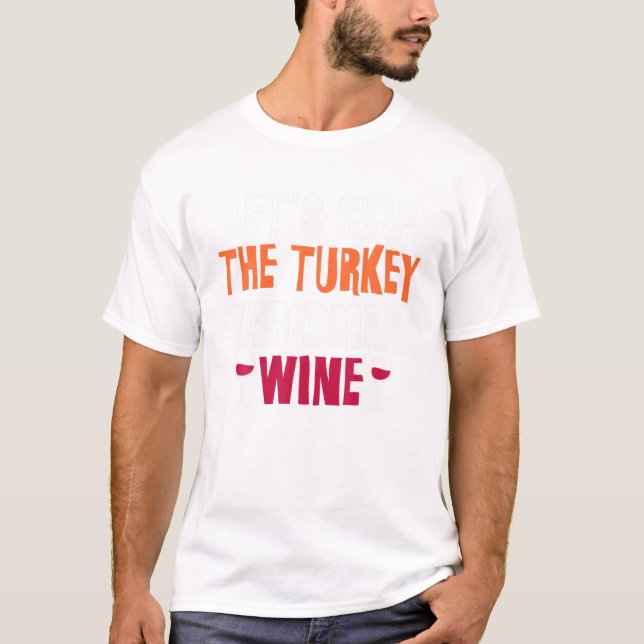 Erntedank Wein Türkei T-Shirt (Vorderseite)