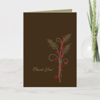 Erntedank Wheat Note Card