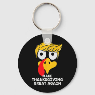 Erntedank wieder groß machen Trump Türkei Witz 2 Schlüsselanhänger