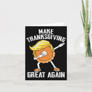 Erntedank wieder großartig Herbst lustiger Trump P Karte