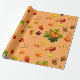 Erntedank Wrapping Paper Geschenkpapier