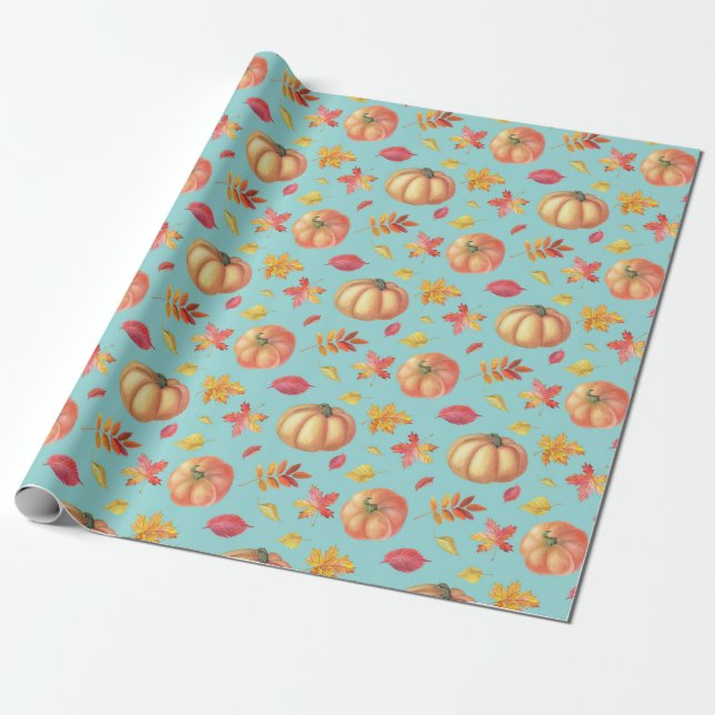 Erntedank Wrapping Paper Geschenkpapier (Ungerollt)