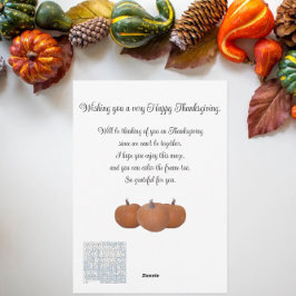 Erntedank wünscht Frame Maze | Kürbisweiße Feiertagskarte