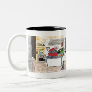 Erntedank Zweifarbige Tasse