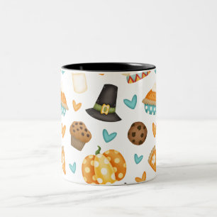 Erntedank Zweifarbige Tasse