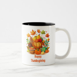 Erntedank Zweifarbige Tasse