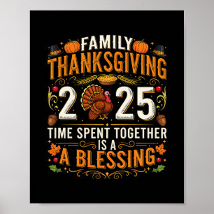 Erntedankfest 2025 passendes Familien-T-Shirt Trut Poster
