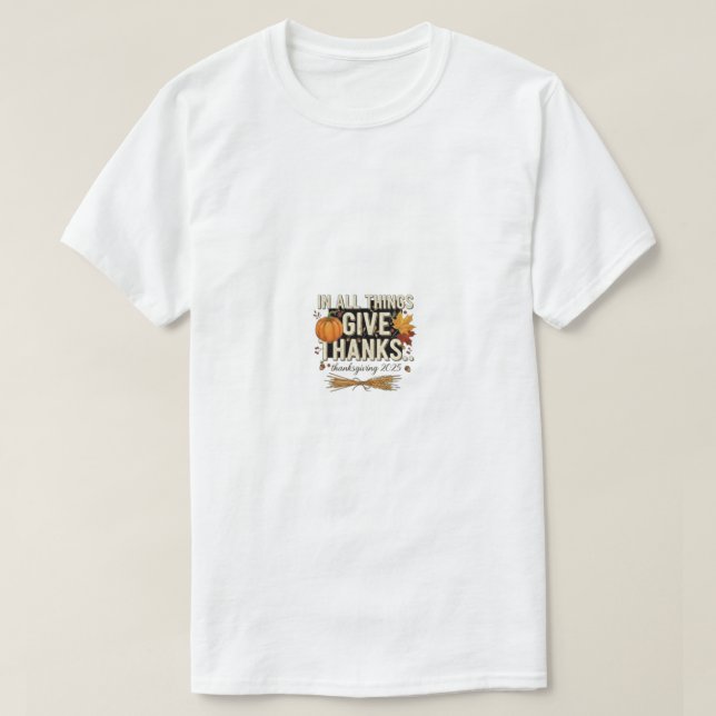 Erntedankfest 2025 T-Shirt (Design vorne)