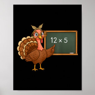 Erntedankfest 67 Lehrer Six Seven Meme Turkey Day Poster
