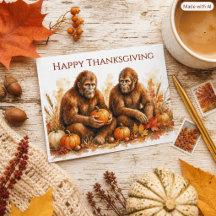 Erntedankfest Bigfoot Herbst Natur Gläubiger