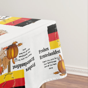 Erntedankfest Deutscher ERNTEDANK Tischdecke