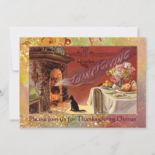 Erntedankfest Dinnerparty Einladung
