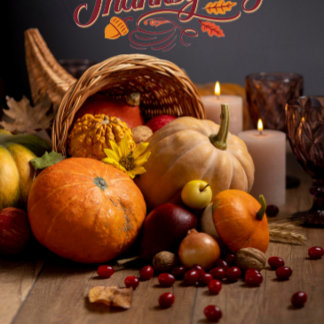 Erntedankfest-Einladung – Thanksgiving-Einladung Einladung