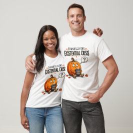 Erntedankfest-Existenzkrise-Kürbis-Kaffeetasse T-Shirt