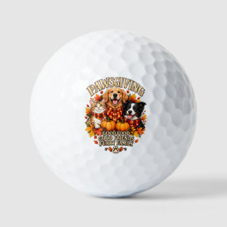 Erntedankfest für Haustierliebhaber, benutzerdefin Golfball