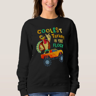 Erntedankfest Für Kleinkinder Coolster Truthahn In Sweatshirt