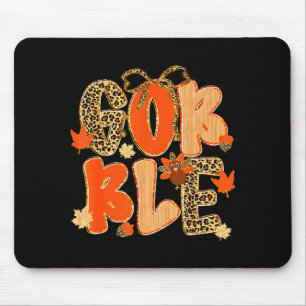 Erntedankfest Gackern Coquette Vornehm Leopard Tru Mousepad