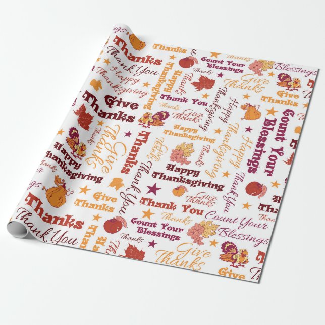 Erntedankfest  geschenkpapier (Ungerollt)