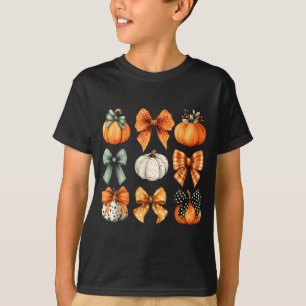 Erntedankfest Herbst Herbstlaub Kokette Schleife K T-Shirt