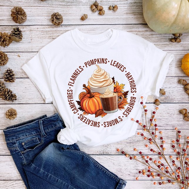 Erntedankfest Herbst Kürbisse Pullover Lagerfeuer (Von Creator hochgeladen)