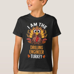 Erntedankfest Ich bin der Bohringenieur Truthahn-M T-Shirt